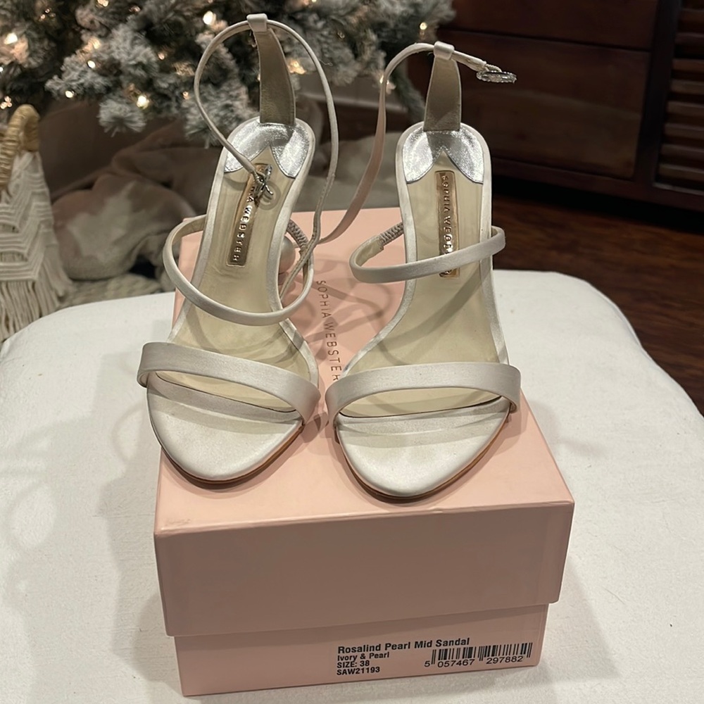 Sophia Webster Rosalind Pearl mid sandal size 38 pre-owned
